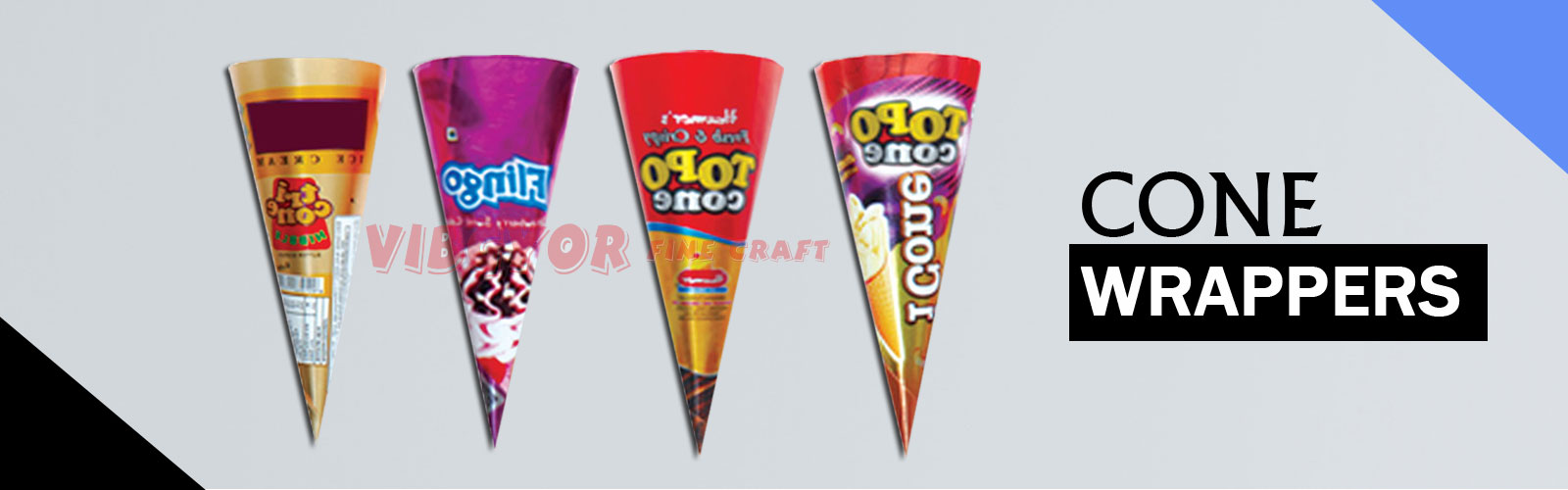 Ice cream cone wrappers